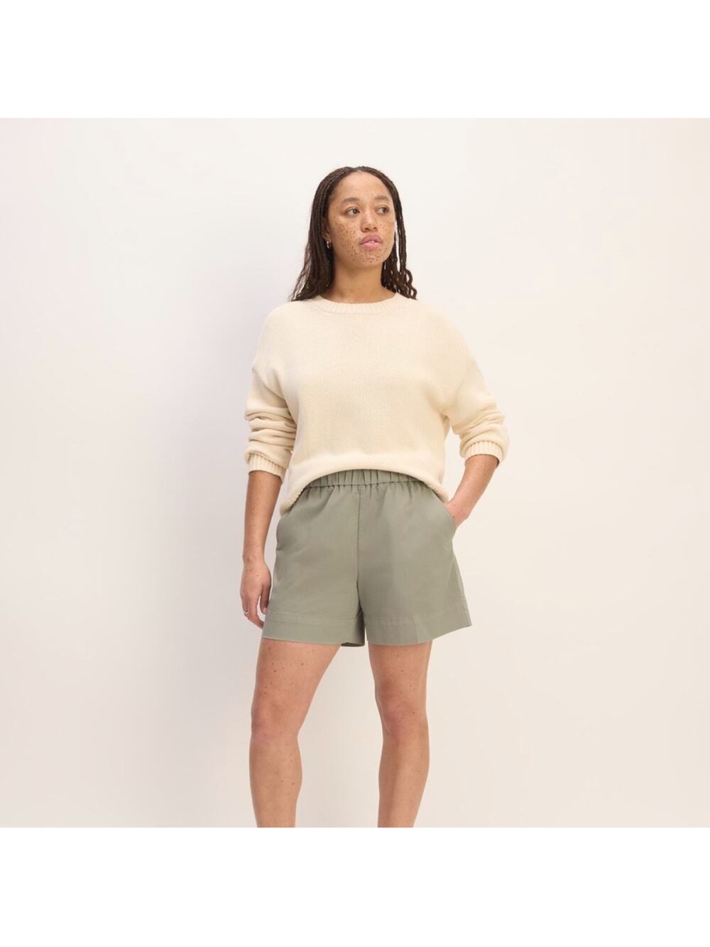 Everlane Easy Short in Sage XXS